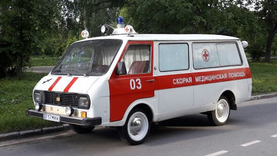 РАФ 2203 - основная "боевая единица" СМП в мои годы работы. Взято из открытых источников.