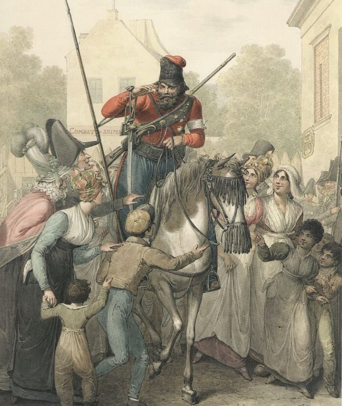 Изображение Яндекс Картинки. Картинка казаки в Европе.