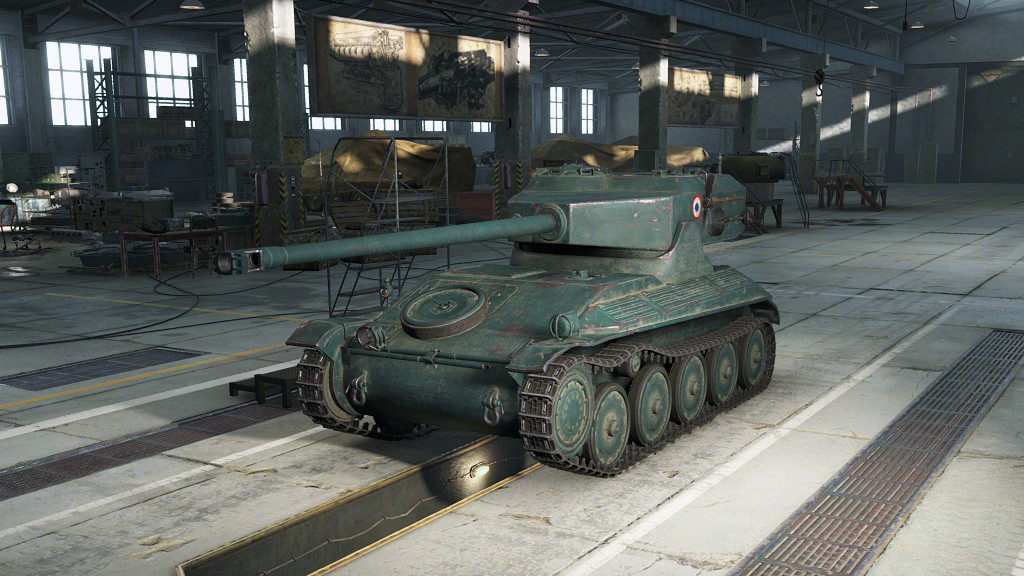 ЛТшка в старом добром "премиум" ангаре