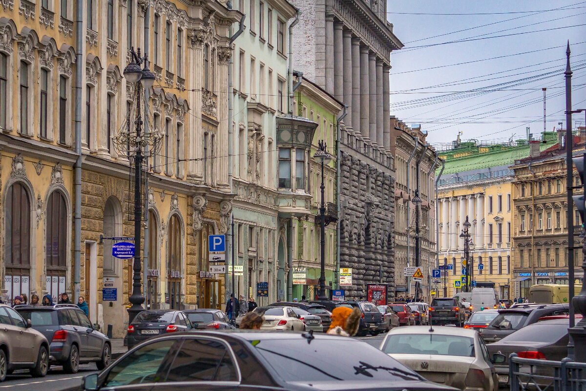 Петербург улица морская фото Фото Большая Морская улица, тротуар (Публ. 26/04/2017 14:06) Канонер