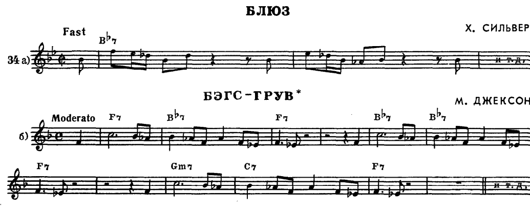 ноты блюза