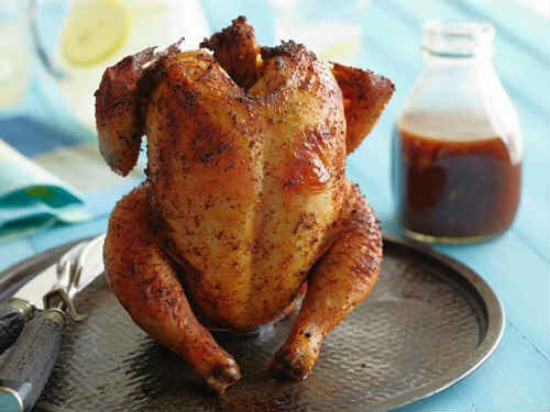 Как приготовить курицу на банке в духовке?