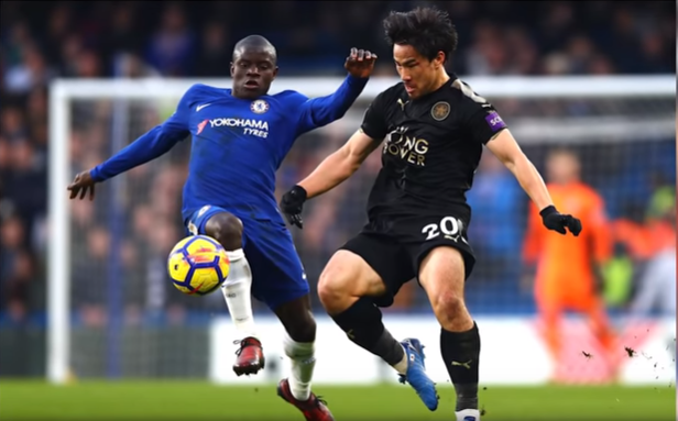 Нголо Канте в матче с Лестером.