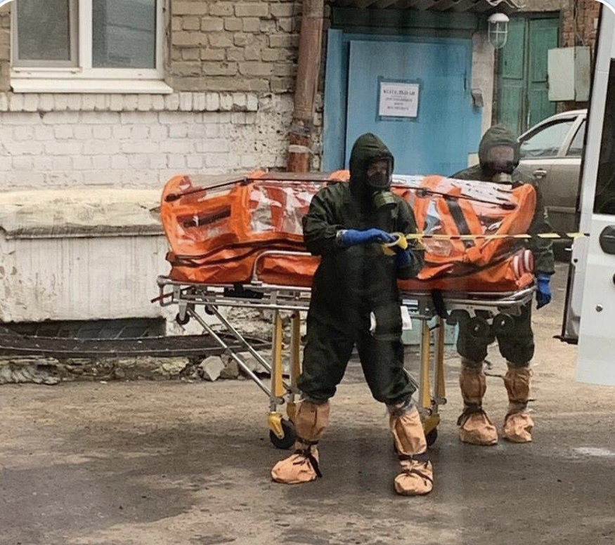 Госпитализация с подозрением «коронавируса в Воронеже. Фото из открытого источника.