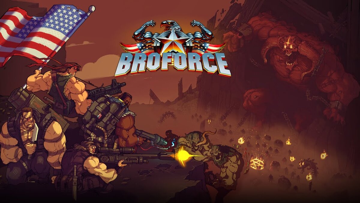 Broforce как играть по сети в стим фото 84