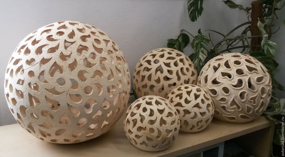 Изготовление декоративных бетонных шаров для ландшафтного дизайна своими руками