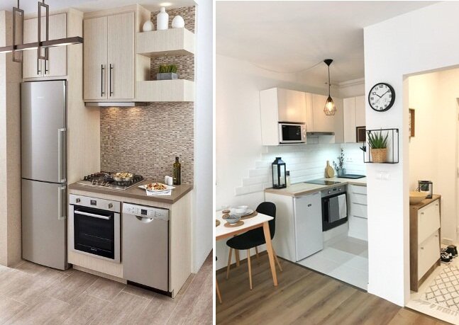 Кухни в квартире студии