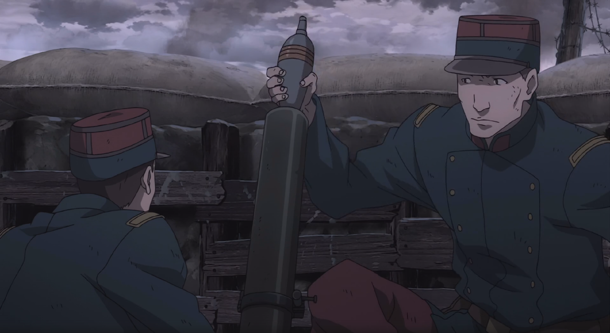 В аниме этот миномёт использовали солдаты республики.