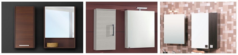 Различные виды шкафчика для ванной