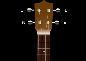 Стандартный строй укулеле