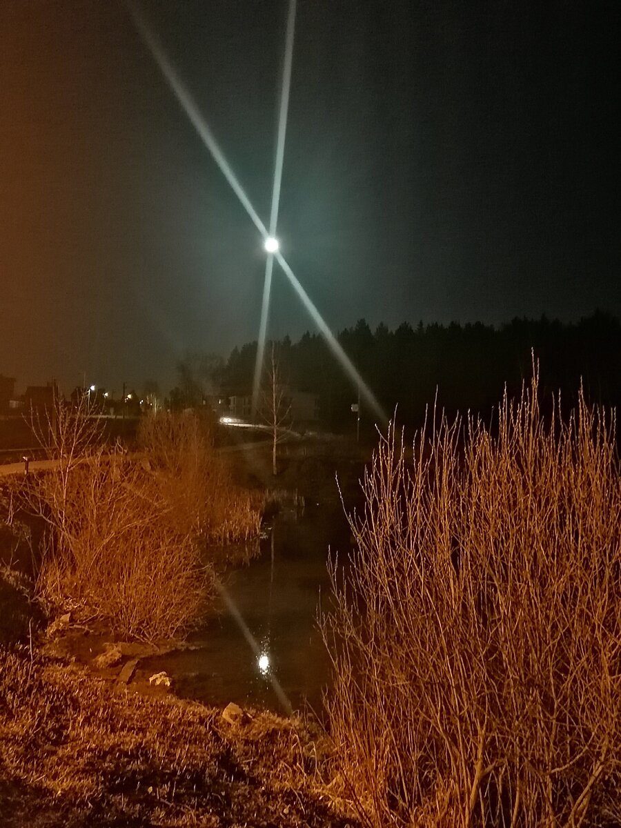 Суперлуние 08.04.2020. Фото с телефона. 