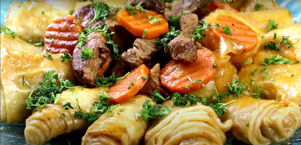 Штрули с мясом