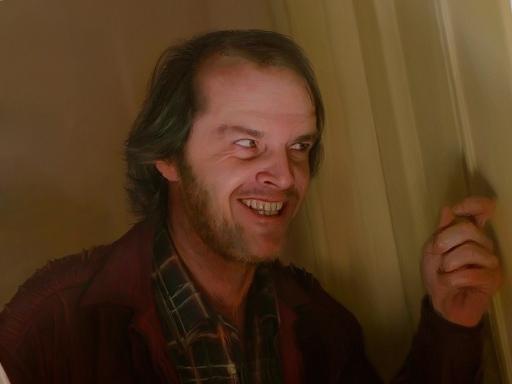 Кадр из фильма"Сияние"