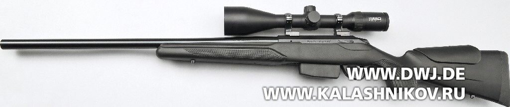 Наш карабин Tikka T3x Varmint оснащён оптическим прицелом Steiner 4-16x56 серии Ranger