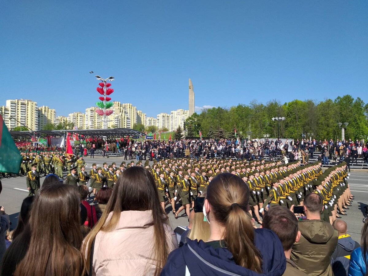 Фото парад победы минск