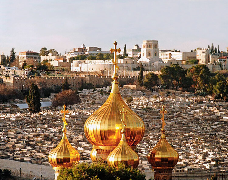 Древнее кладбище на Масличной горе, Иерусалим, Израиль