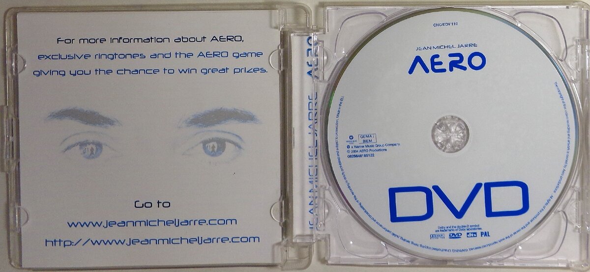 Jean Michel Jarre - Aero [DVD диск]