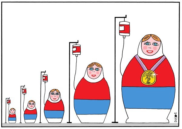 Карикатура западной прессы