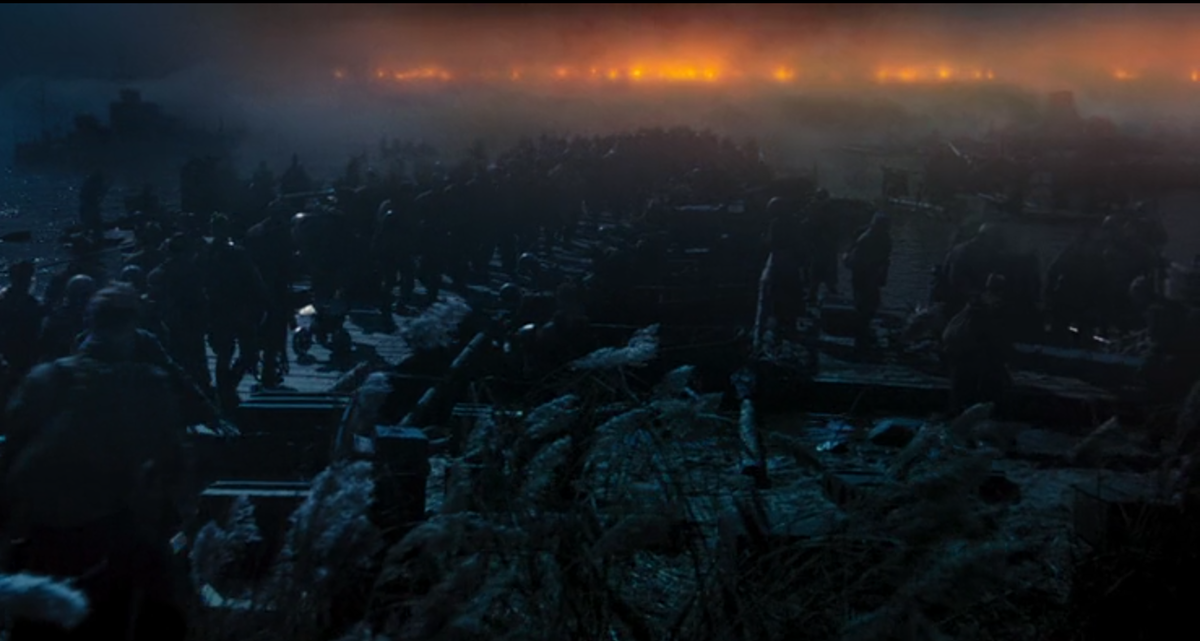 подготовка к переправе. кадр из фильма