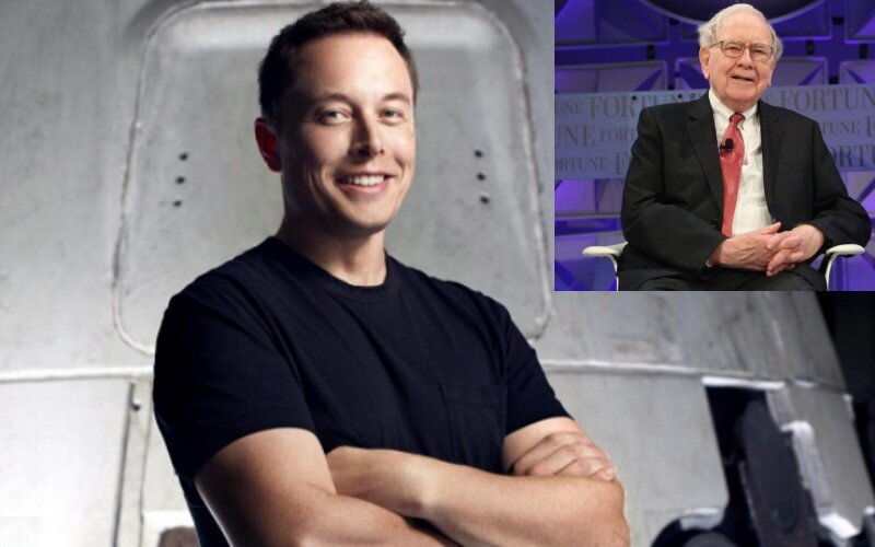 Илон Маск и Уоррен Баффетт