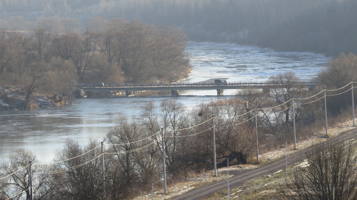 Мост через Оку со стороны Суворова