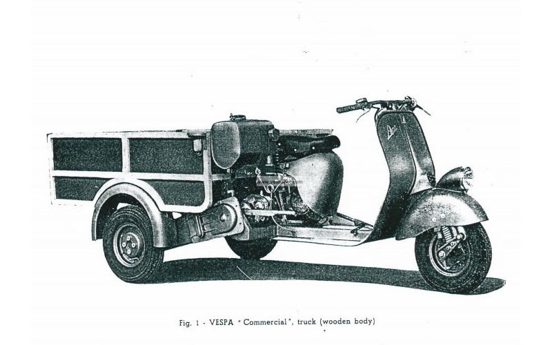 Piaggio Ape Calessino из проспекта. Фото rmsothebys.com