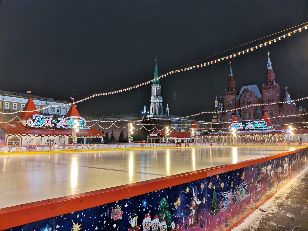 новогодняя красная площадь в москве