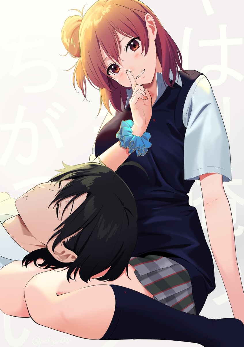 Аниме: "Как я и ожидал, розовая пора моей школьной жизни сплошной обман" 