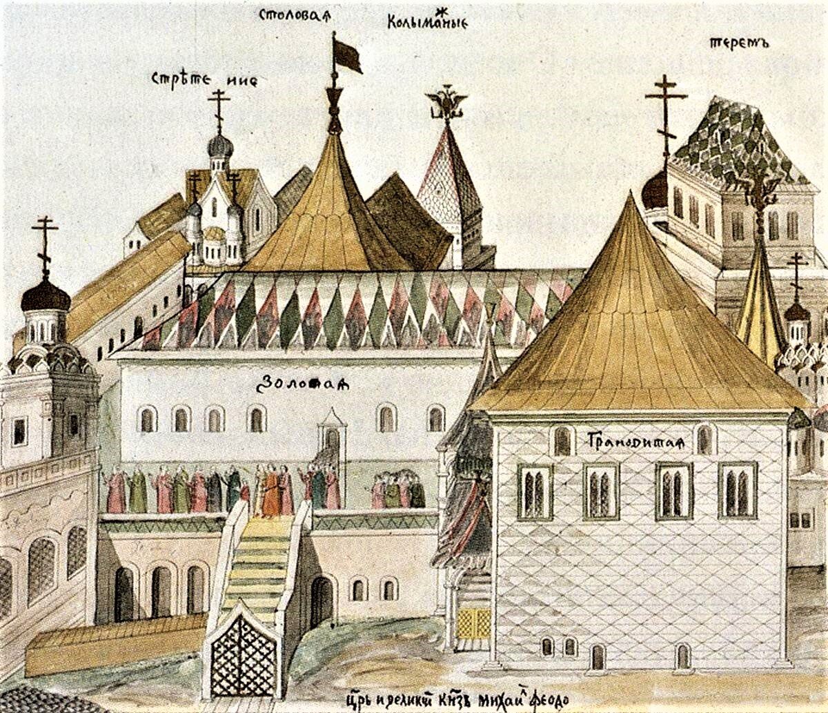 Боярские дворы в Московском Кремле 15-16 века
