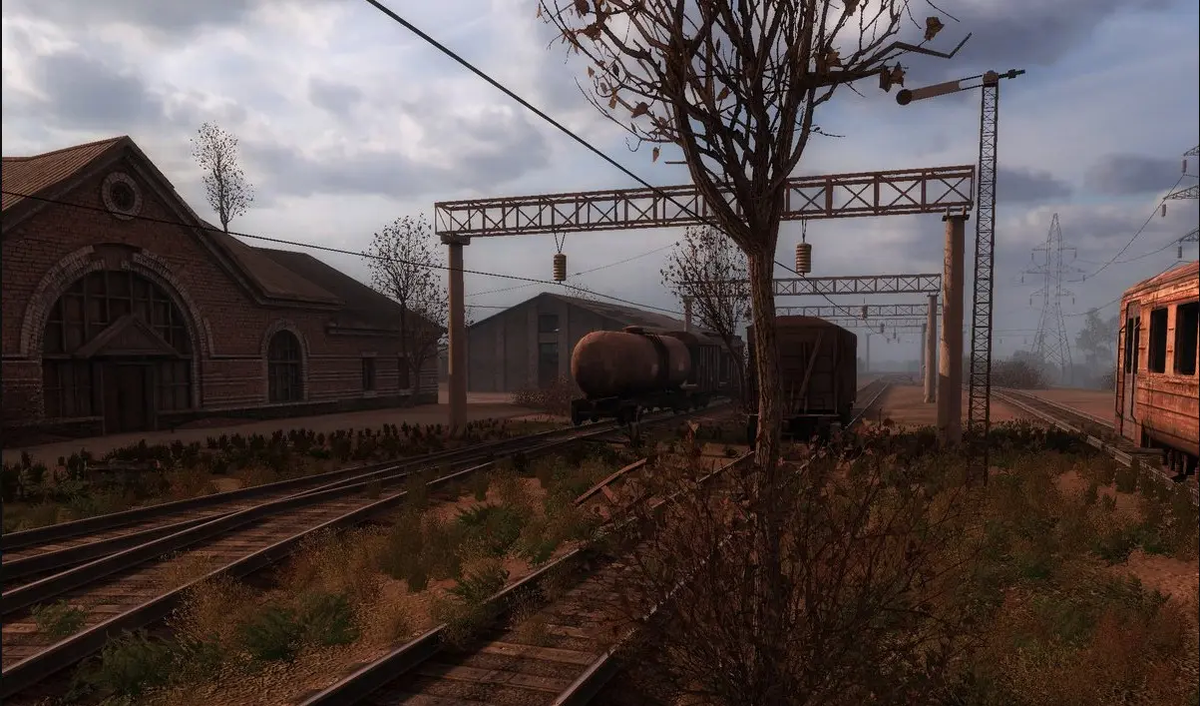 Станция Янов из игры Сталкер