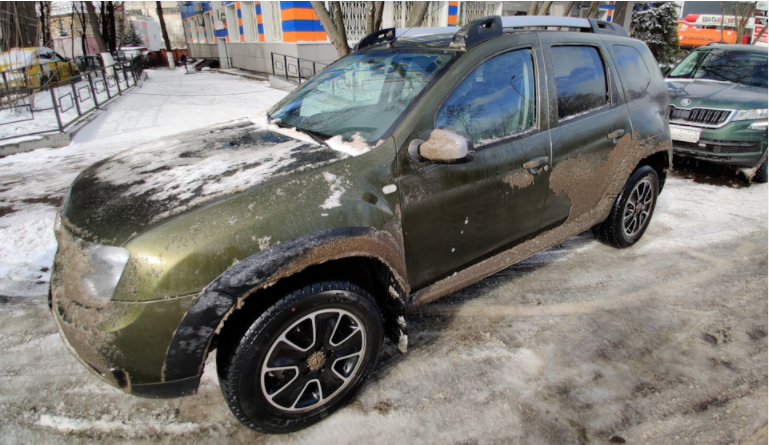 Брызговики передние широкие на Renault Duster с 2012