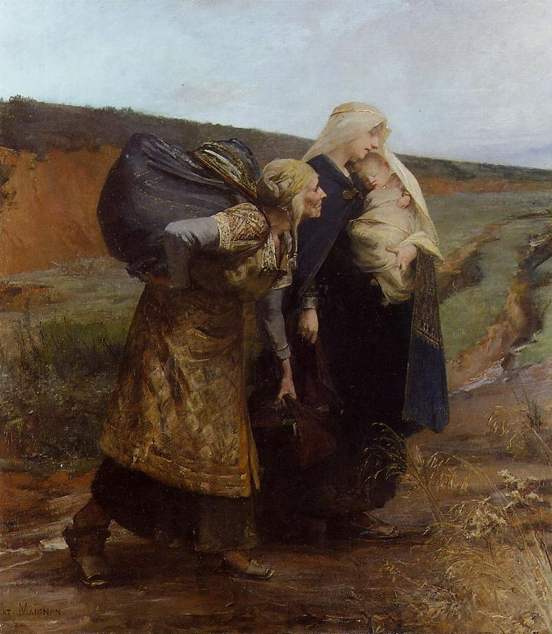 «Изгнание Аудоверы», Альберт Меньян