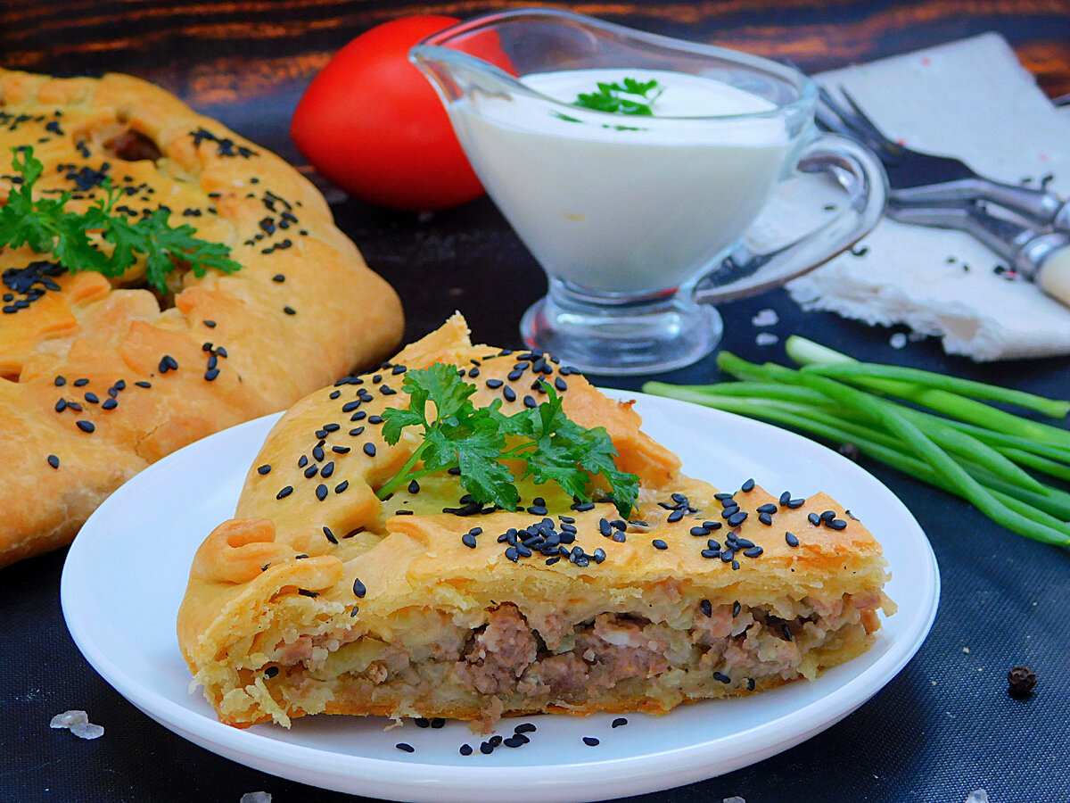 Сочная начинка для пирогов из мяса