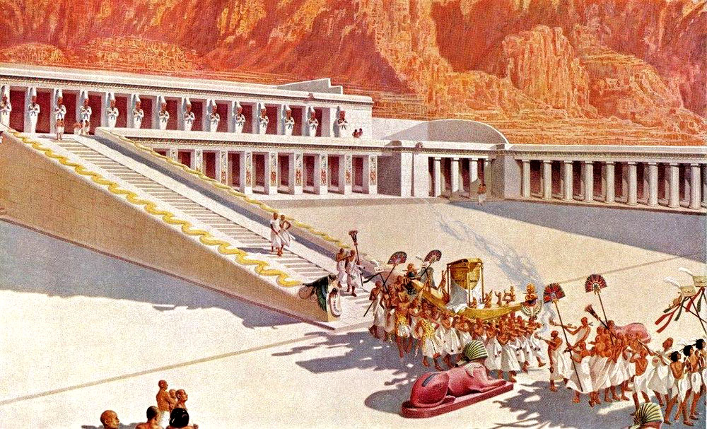 Джесер-Джесеру: великий заупокойный храм Хатшепсут | Папирус бывшего жреца | Дзен