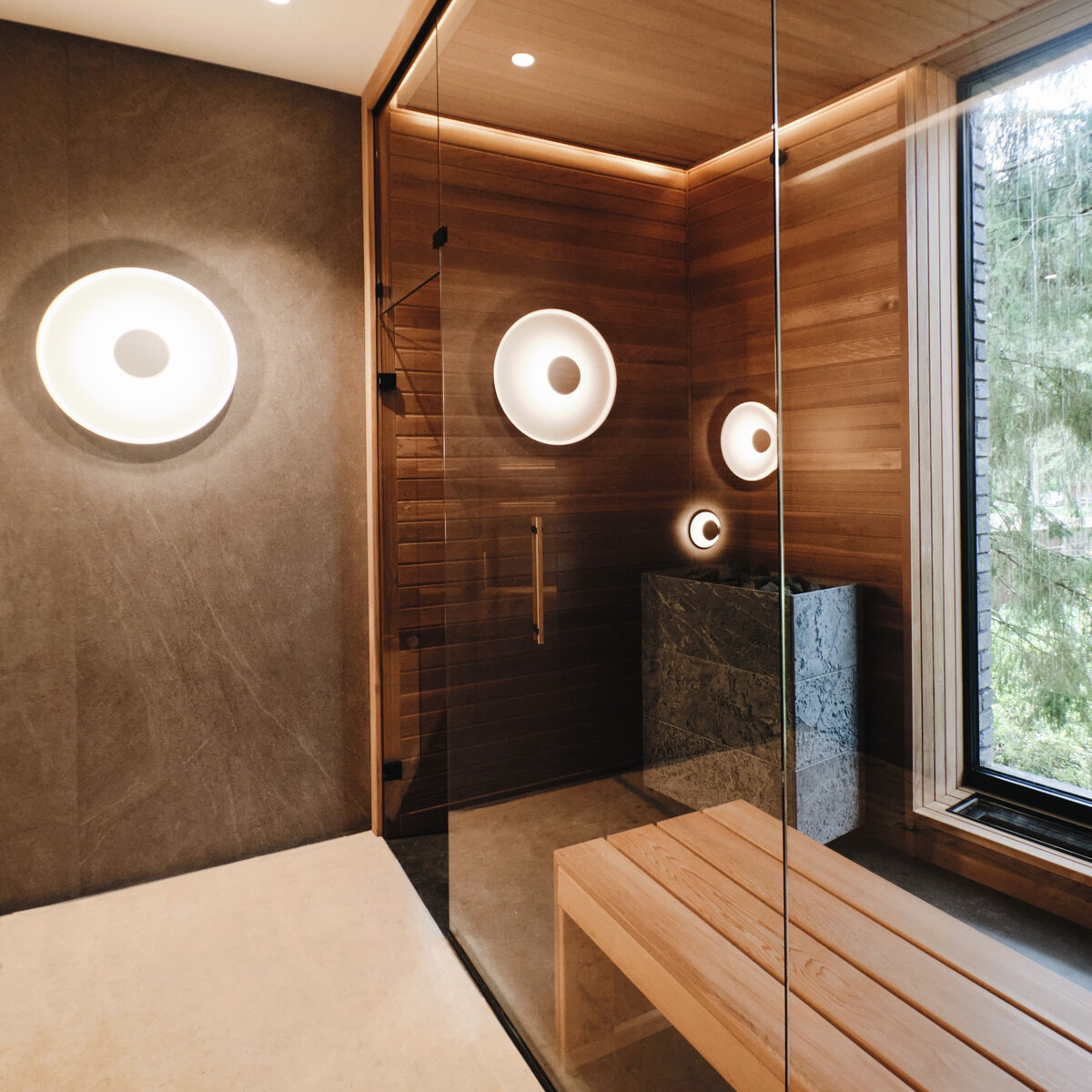 Футуристичная баня