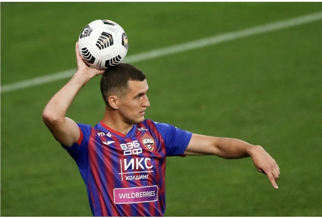 Виктор Васин в составе ЦСКА. Фото pfc-cska.ru