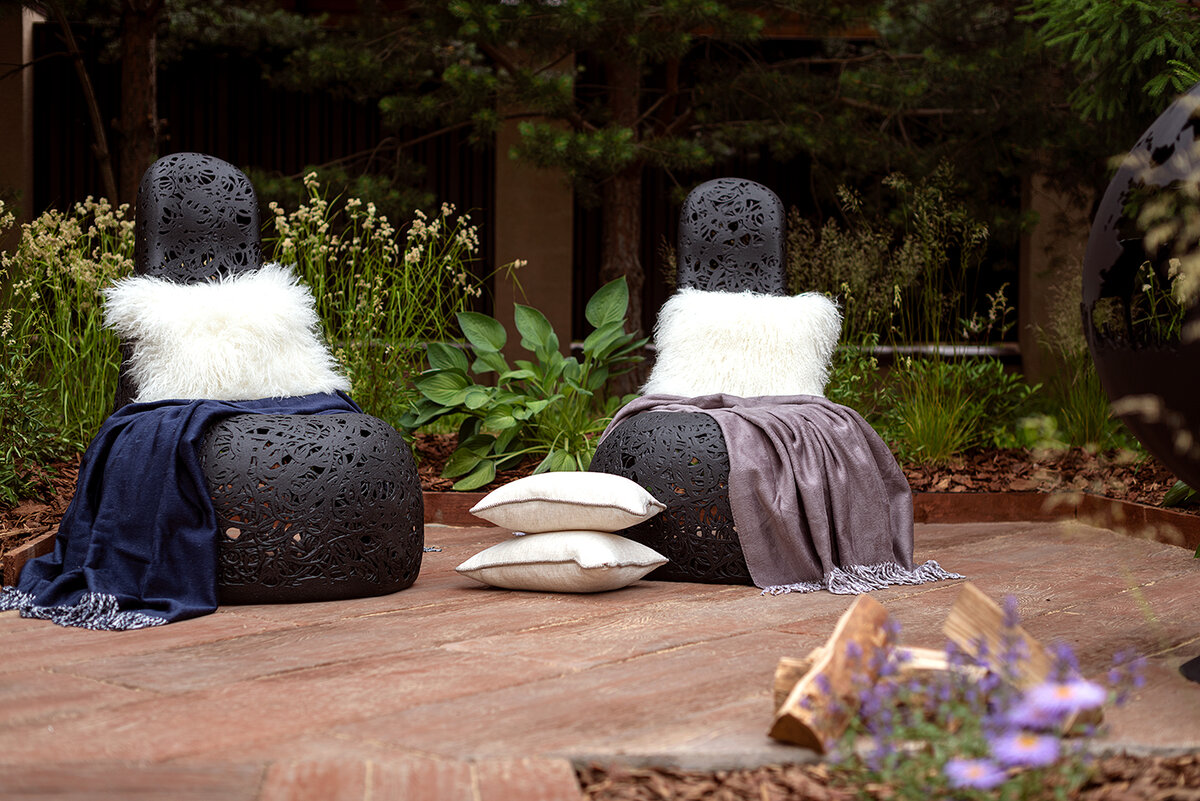 Пример оформления зоны отдыха 