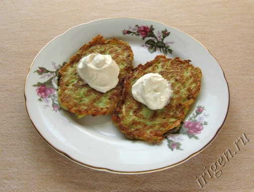 Оладьи кабачковые