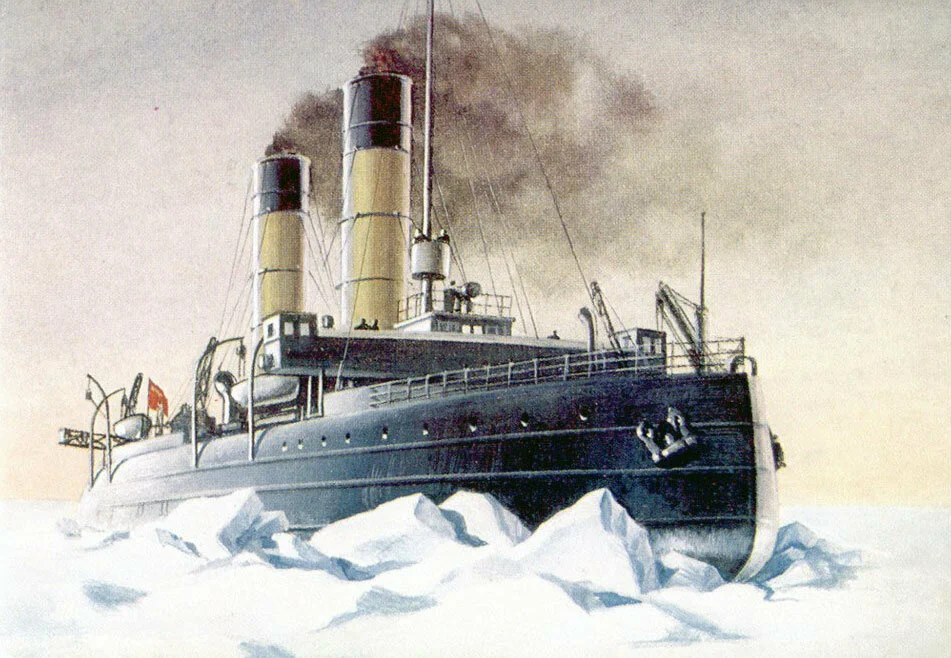 1898, 17 (29) октября - В Ньюкасле (Англия) на верфи фирмы «Армстронг, Витворт и К°» спущен на воду первый в мире линейный ледокол «Ермак».