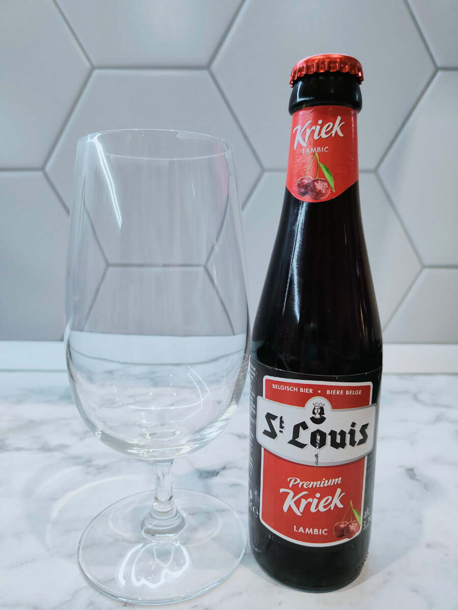 Пиво "St-Louis Premium Kriek" (Сент Луис Премиум Крик) из Бельгии