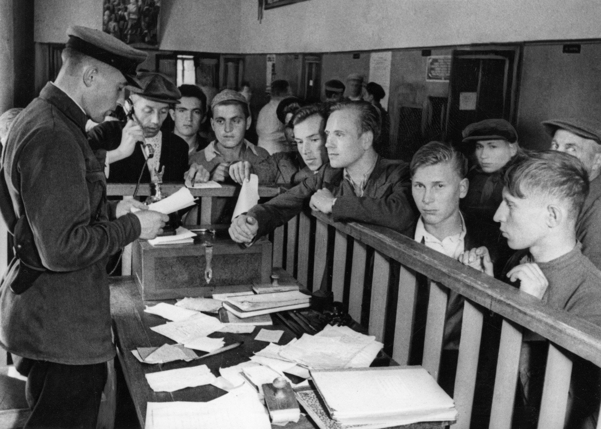 Призывной пункт. 1941-й год 