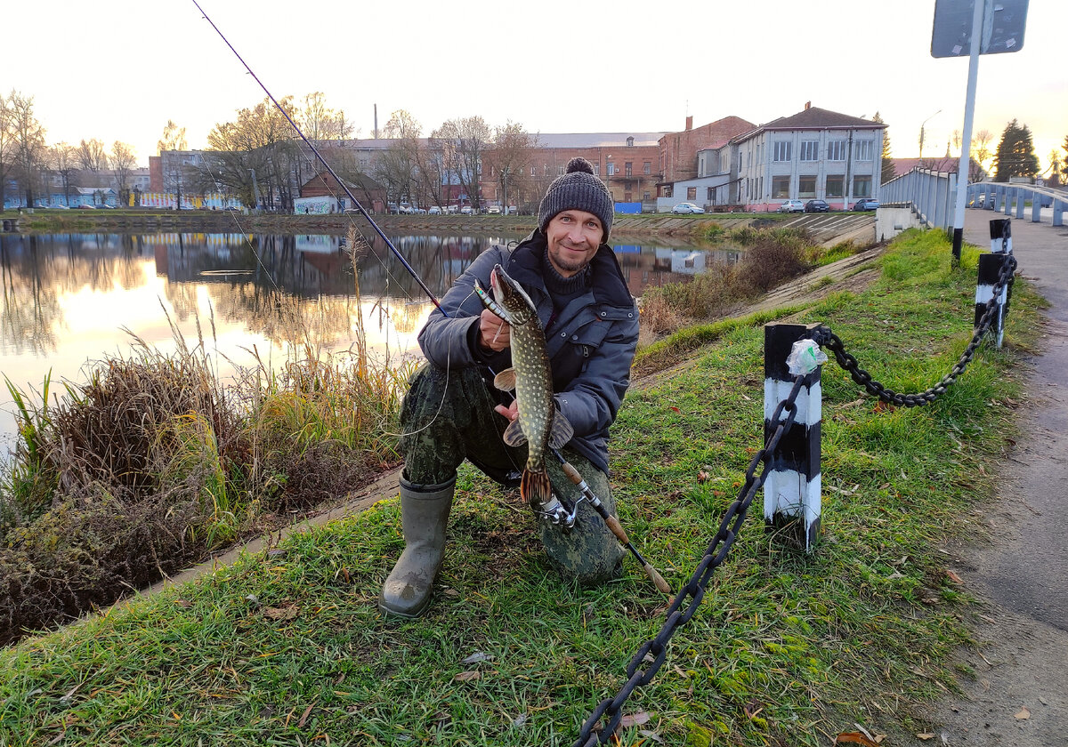 Рыбалка в городе