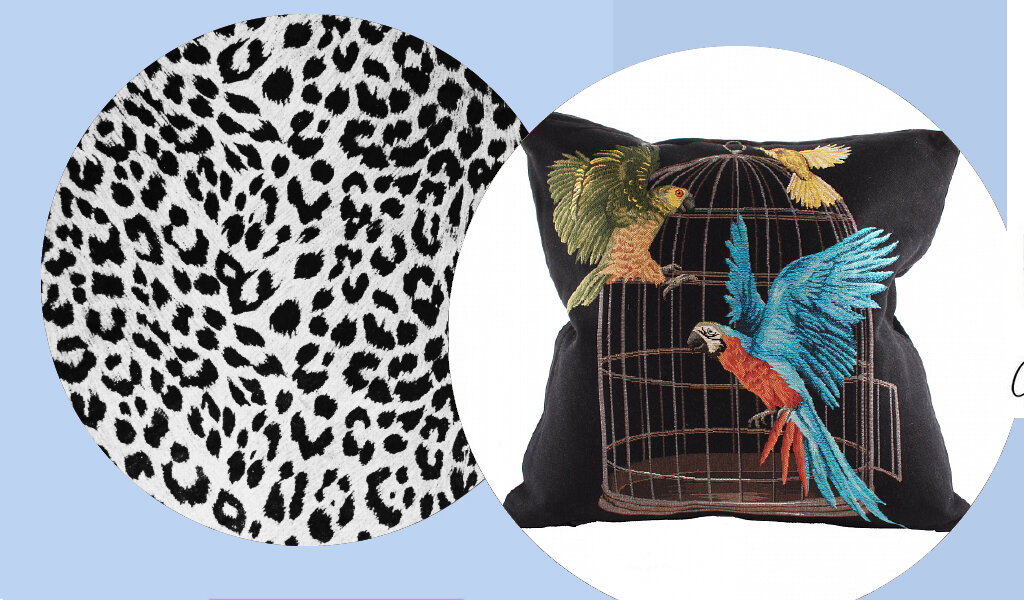 Принты для Стрельца-это попугаи и ягуары. Лось тоже, но его труднее вписать.