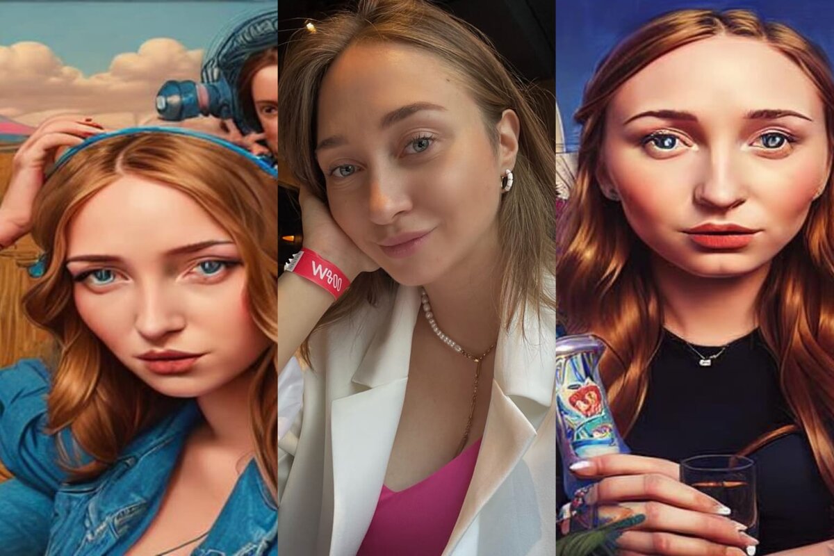Нейросеть рисует по словам девушек