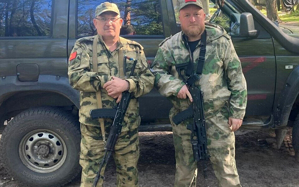 Альфред Валиев: «Я как офицер морской пехоты убедился, что современная война требует переподготовки. Здесь все не так, как нас учили еще в Советском Союзе». Фото: vk.com/komrostatarstan
