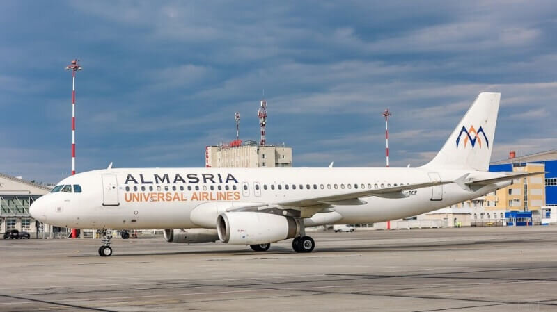 Almasria universal airlines схема салона