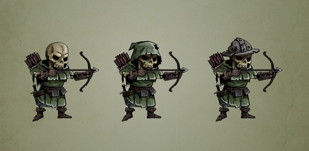 Кастомизация скелета лучника