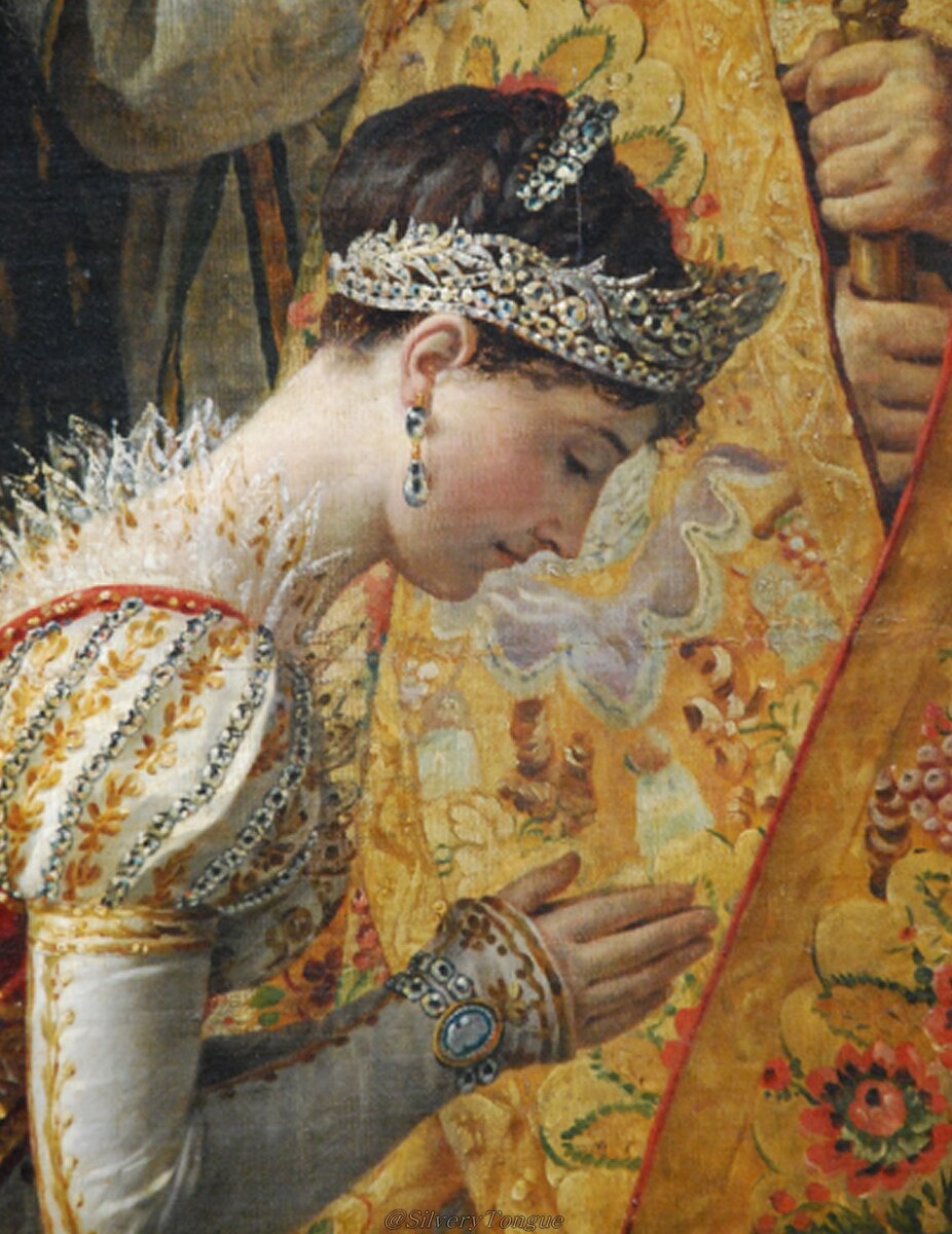 Жак Луи Давид, фрагмент картины "Коронование Жозефины Богарне"