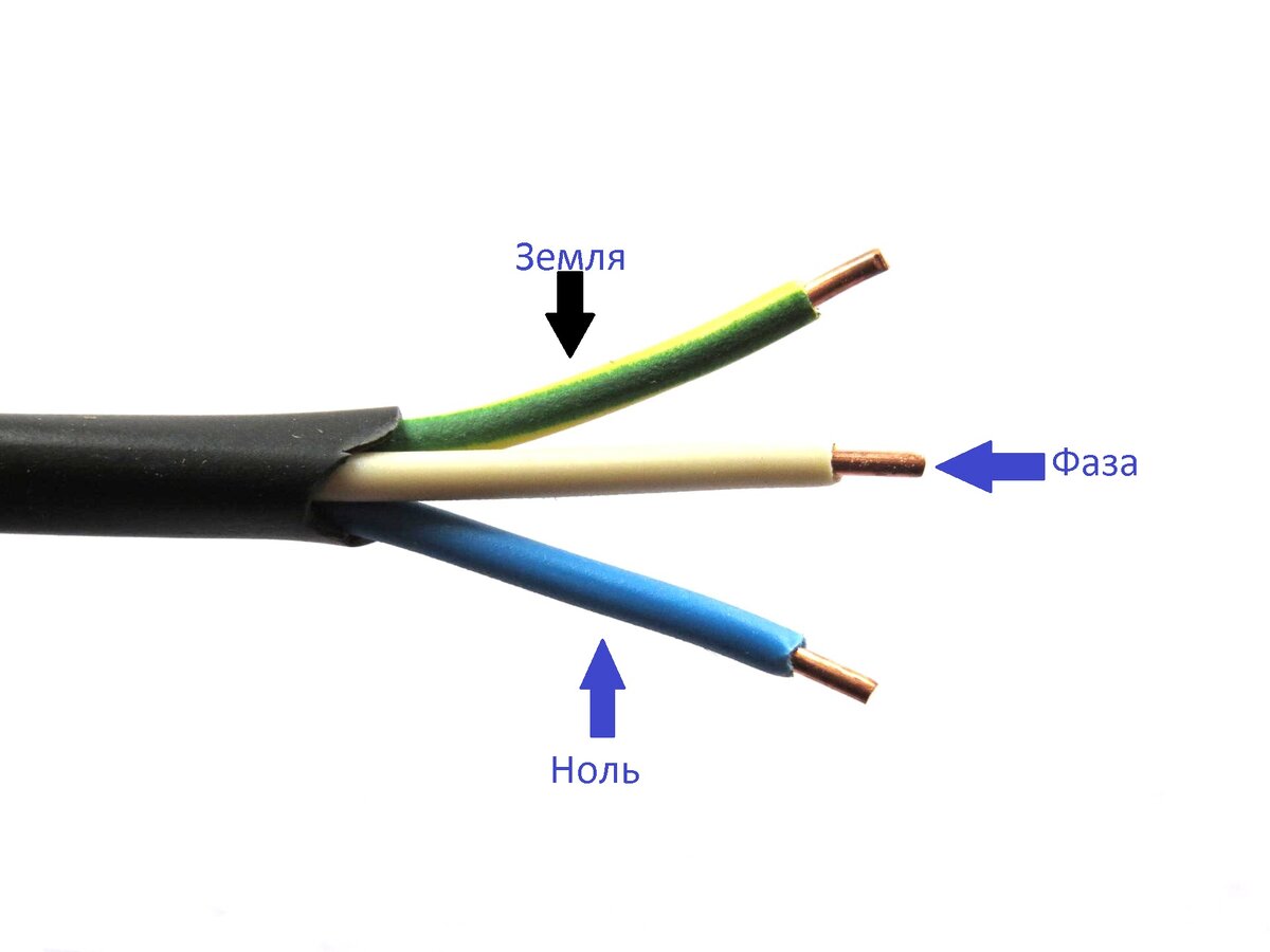 Трехжильный провод как подключить: Как подключить трехжильный провод?