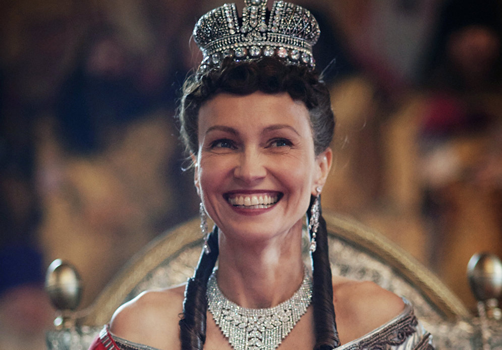 Дапкунайте на съемках "Матильды"